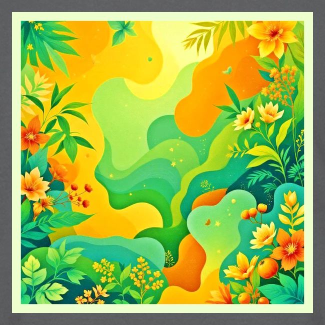 Tropical Foliage Abstract