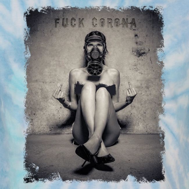nude girl with gas mask - DOUBLE FUCK CORONA