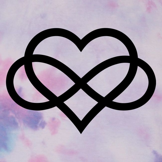 Infinity Heart (black)