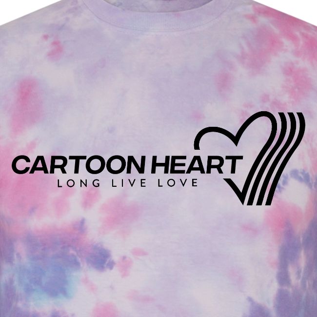 Cartoon Heart Tie-Dye Range