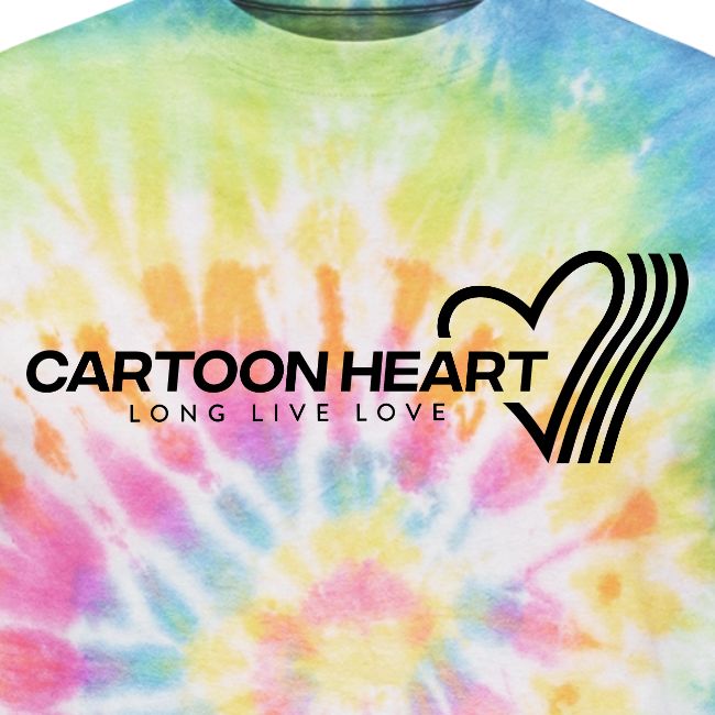 Cartoon Heart Tie-Dye Range