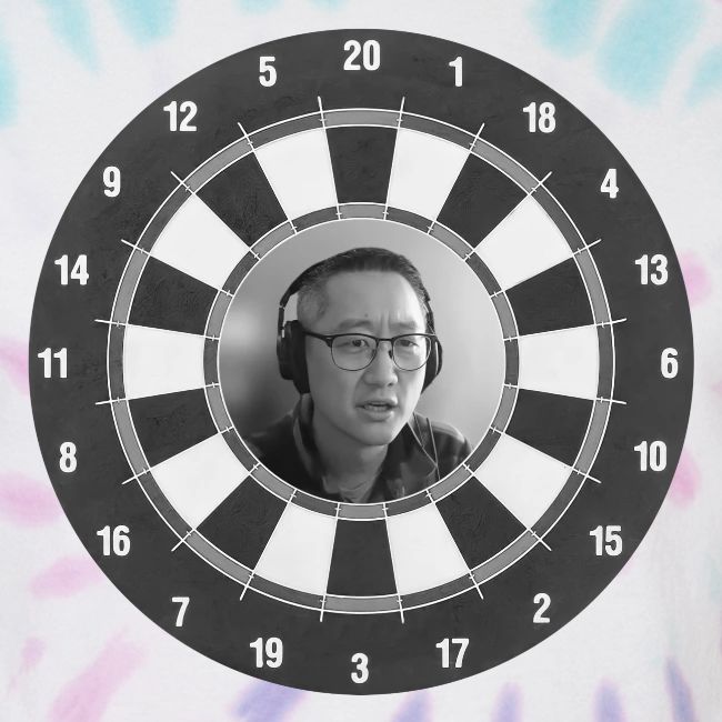 Producer Jay on a Dartboard