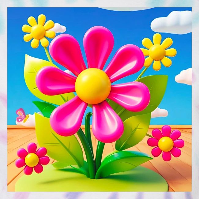 Pink Floral Peace | Sky & Nature Design