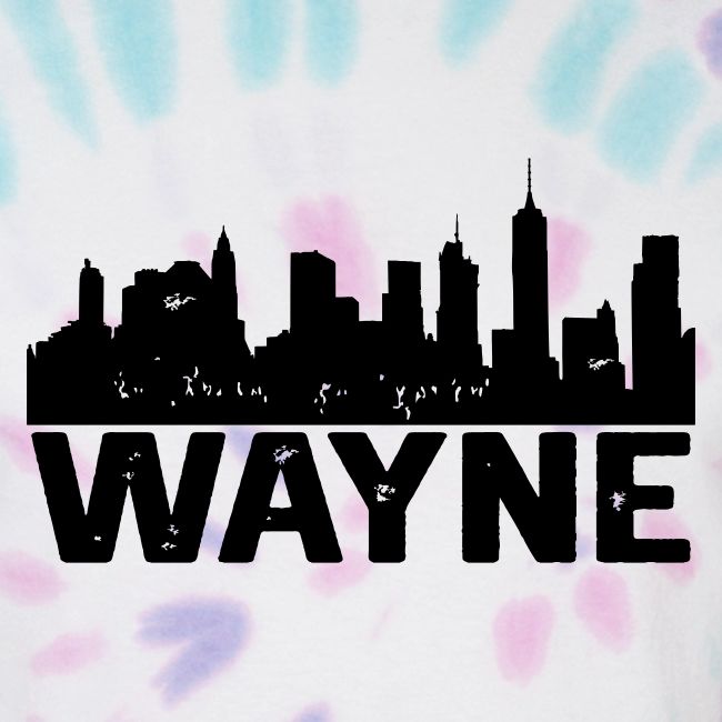 Wayne Skyline Black Wayne Michigan MI City Design