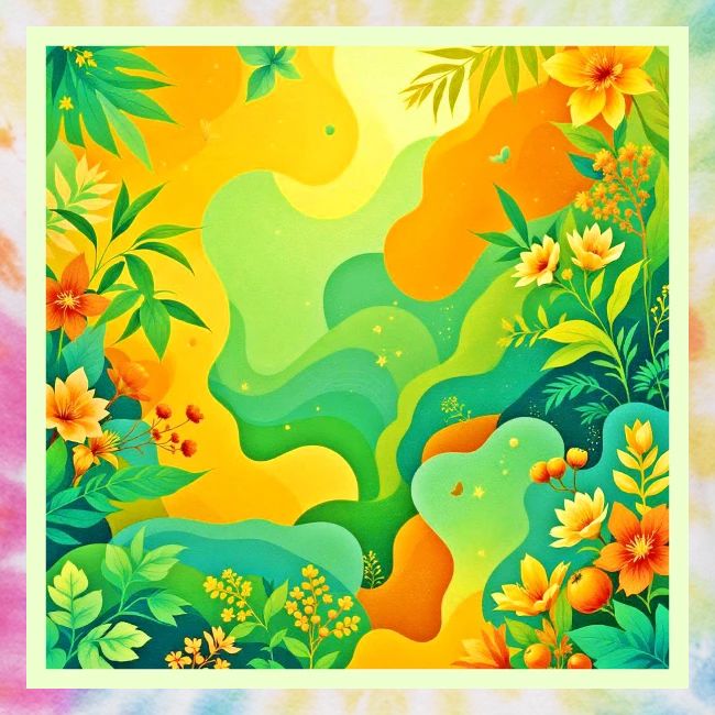 Tropical Foliage Abstract