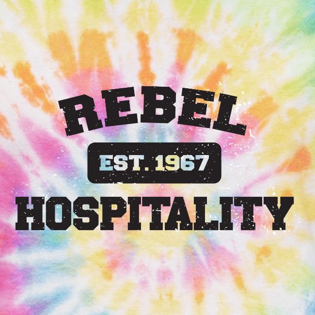 REBEL HOSPITALITY t shirt graphic