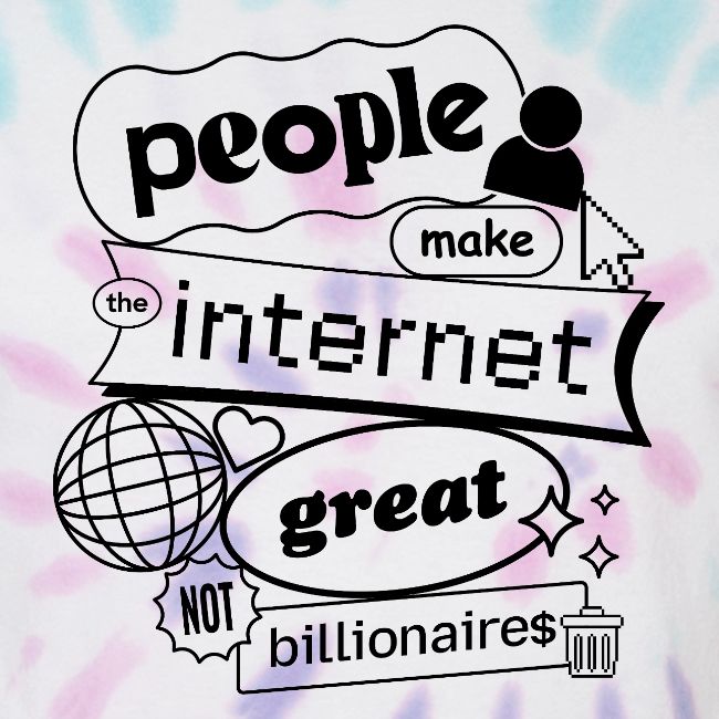 People Make The Internet Great - Blobby Black