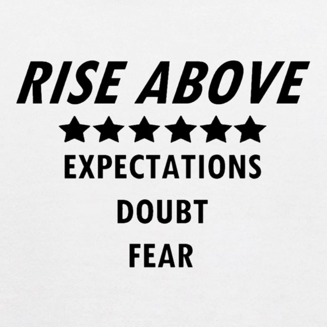 Rise Above (Black font)