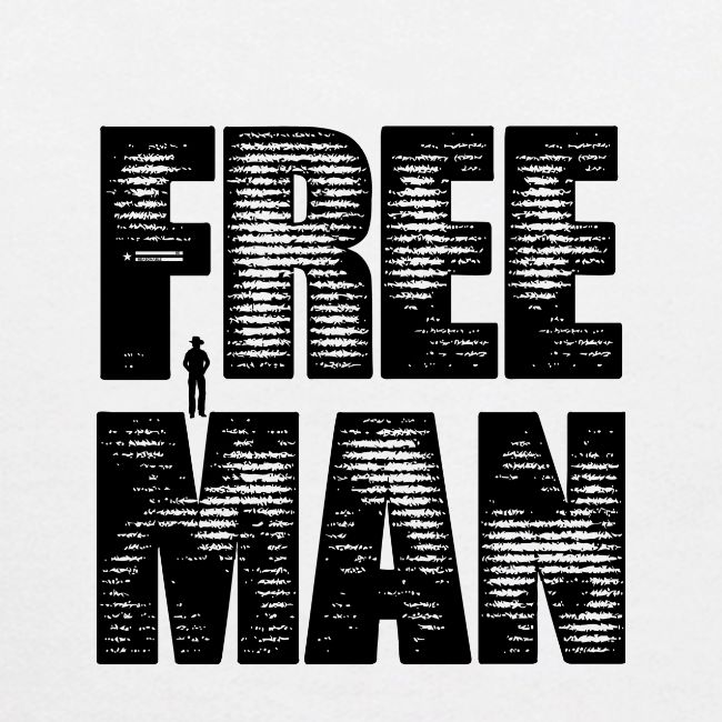 FREE MAN - Black Graphic