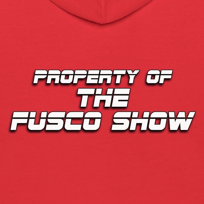 Producer Jay on Dartboard with Fusco Show back