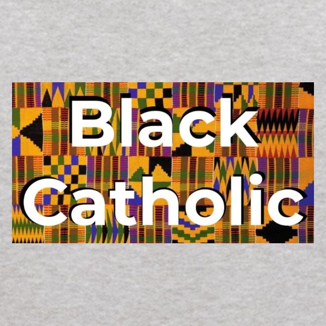 Kente Black Catholic Tee