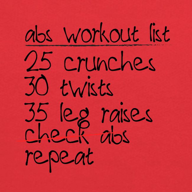 Abs Workout List