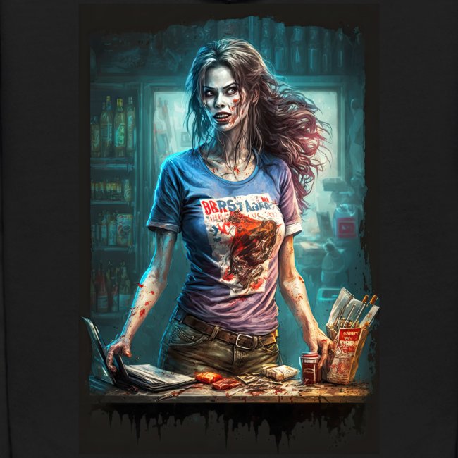 Zombie Cashier Girl 06B: Zombies In Everyday Life