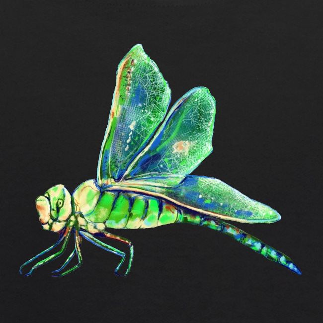 green dragonfly