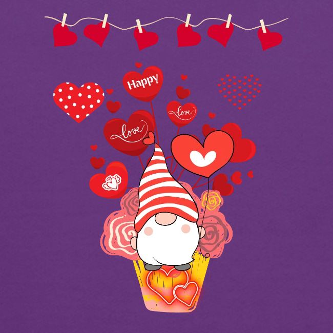 Design wrapped in love hearts, vibrating in love.