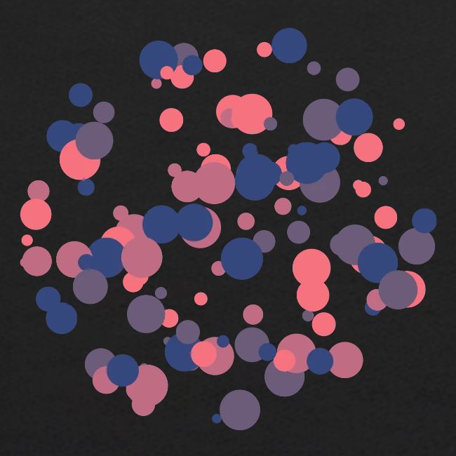 abstract circles pattern