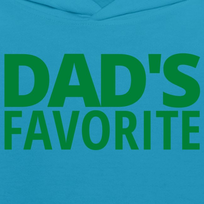 DAD'S FAVORITE (in forest green letters)