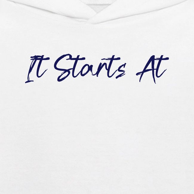 It Starts At STATE! -Navy & White Script
