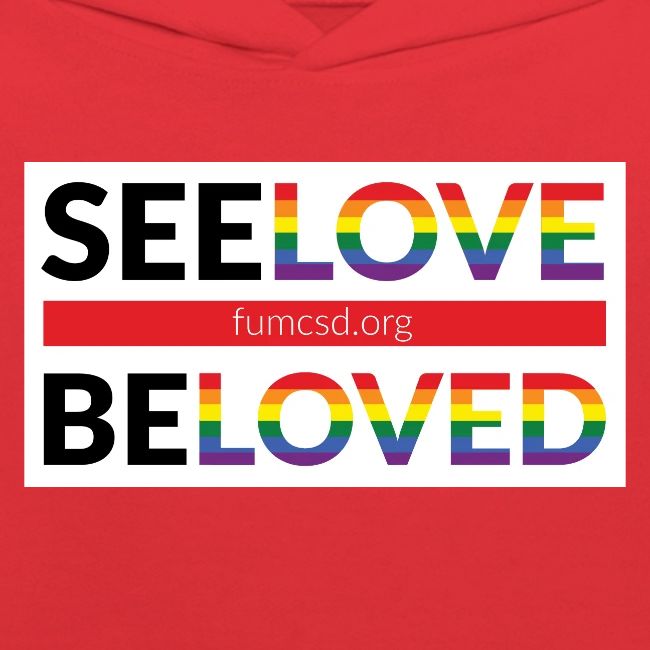 FUMCSD See Love, Be Loved: white design background