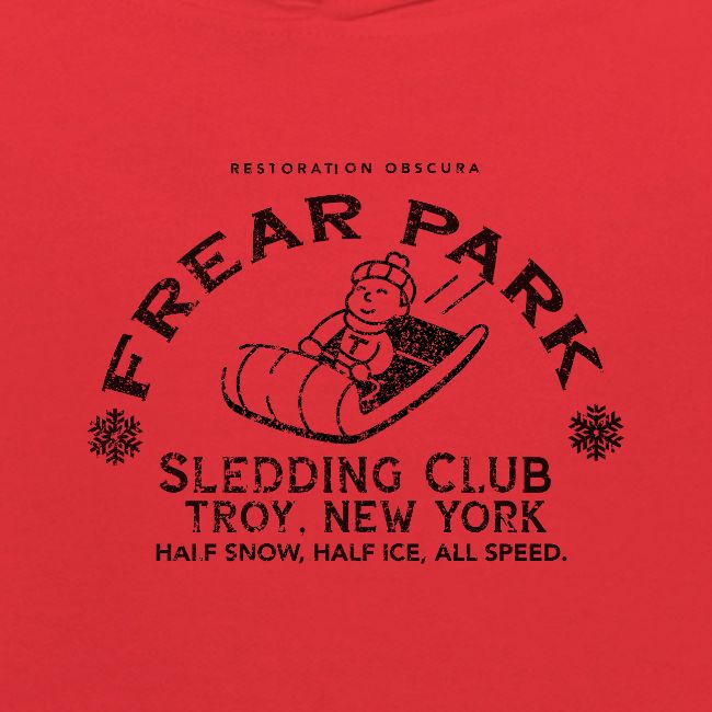 RO Frear Park Sledding Club Distressed Dark