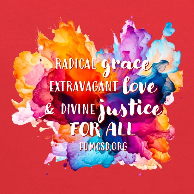 Grace Love Justice Color Splash