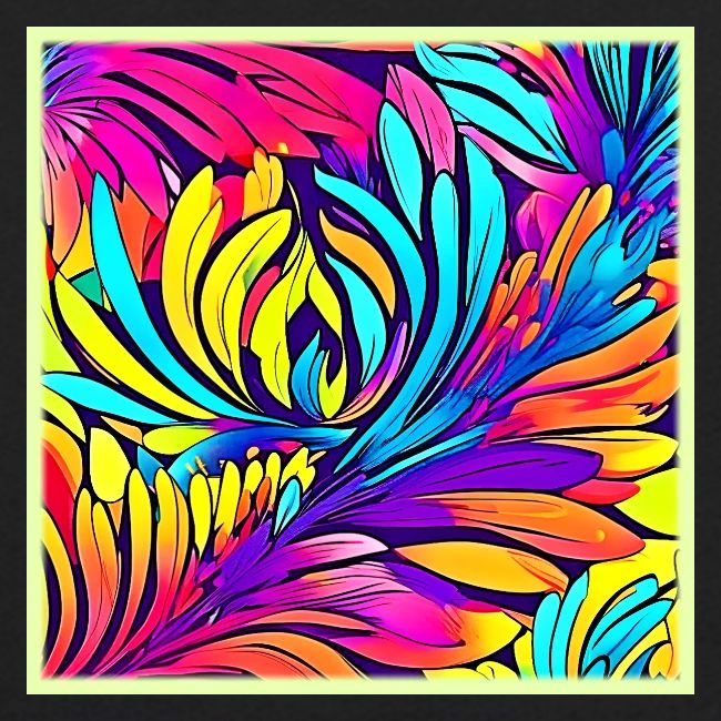 Vibrant Abstract Floral