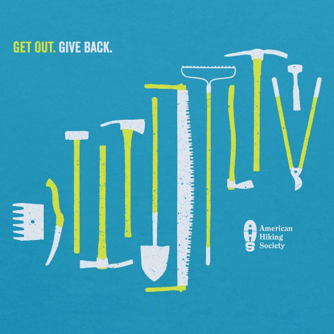 Get Out. Give Back. Trail Tool Arrangement