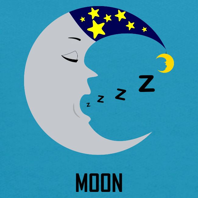 Sleepy Silvery Yawning Moon