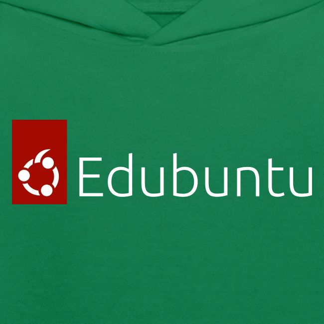 Edubuntu Logo 2023 - White