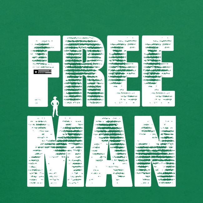 FREE MAN - White Graphic