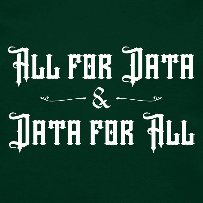 All for Data, Data for All (dark)