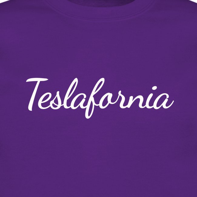 Teslafornia White Script