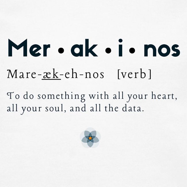 Merakinos definition with logo