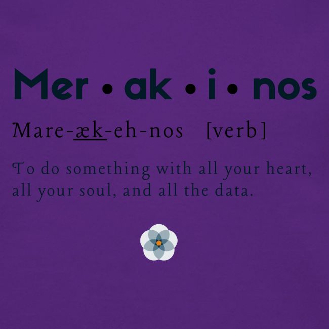 Merakinos definition with logo