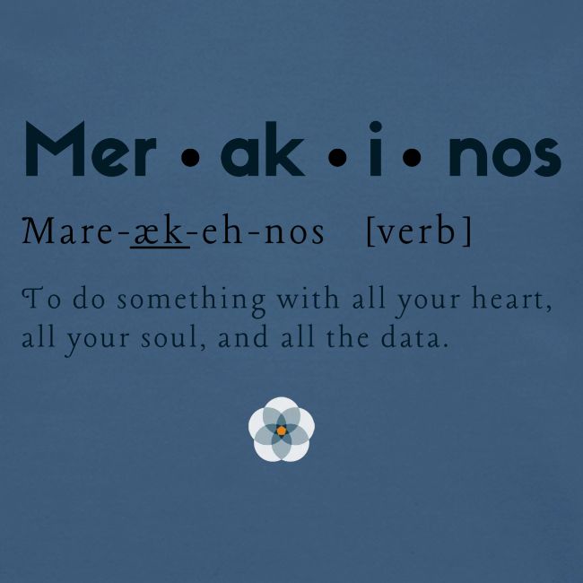 Merakinos definition with logo