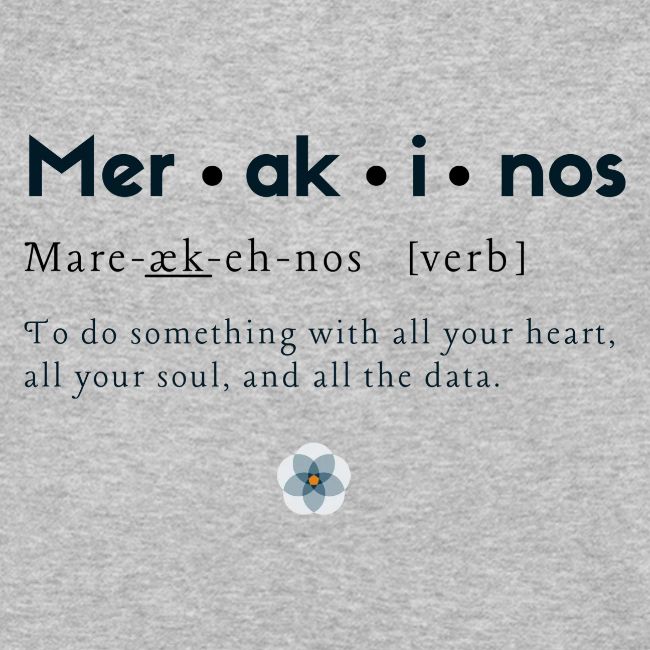 Merakinos definition with logo