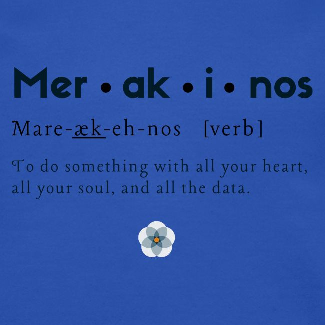 Merakinos definition with logo