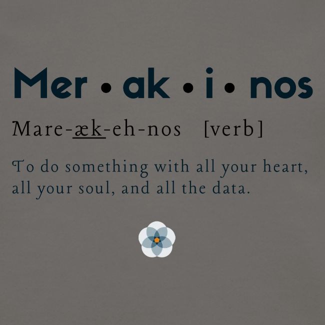 Merakinos definition with logo