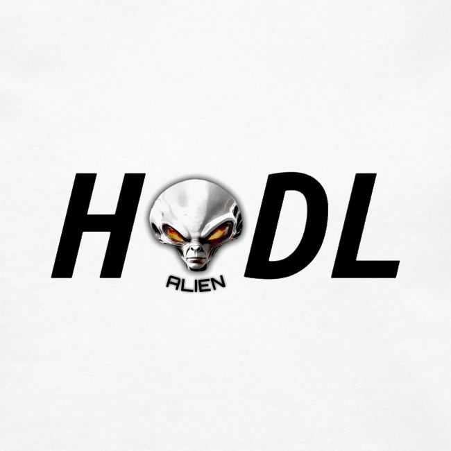 HODL Pulse Chain Alien white word