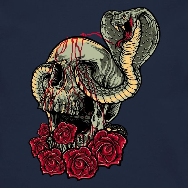 skull and roses tattoo