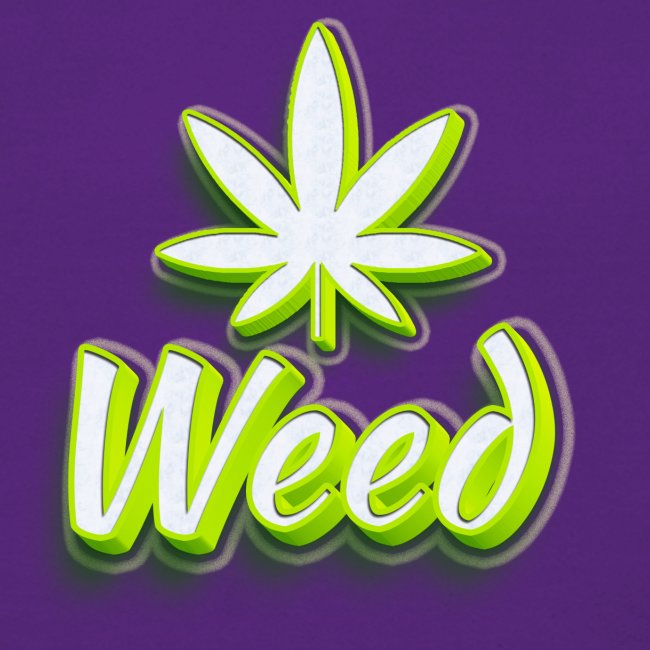 Cannabis Weed Leaf - Marijuana - Customizable