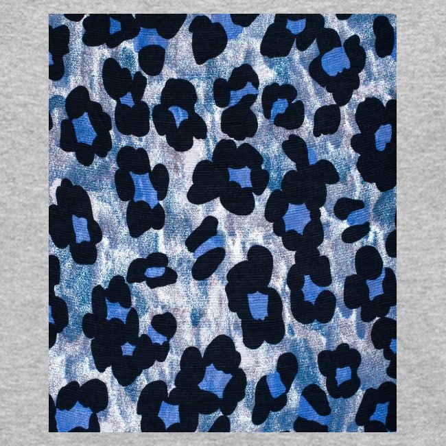 blue ank black leopard pattern