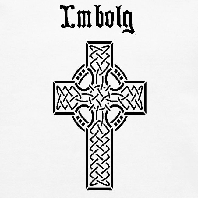 Imbolg Black Logo and Cross