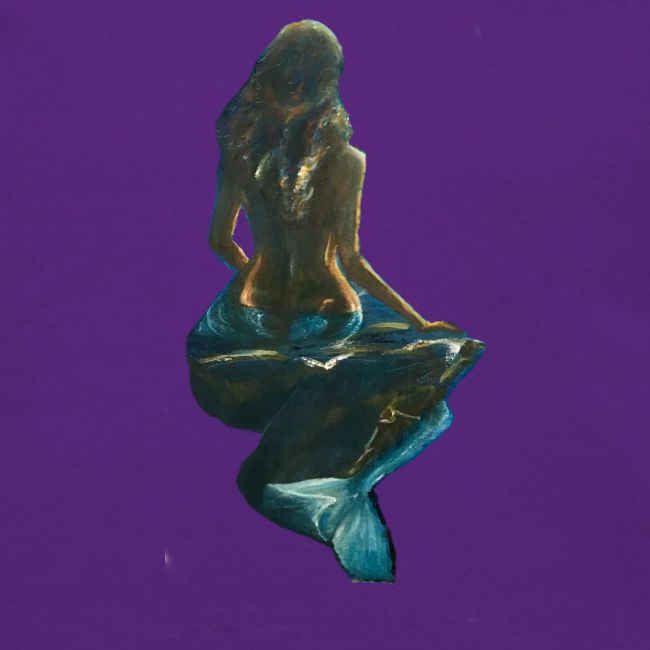 Midnight Mermaid on a rock