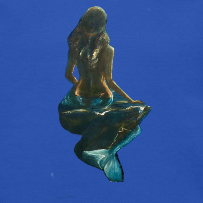 Midnight Mermaid on a rock
