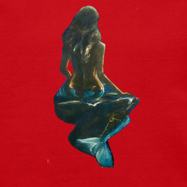 Midnight Mermaid on a rock