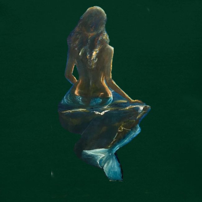 Midnight Mermaid on a rock