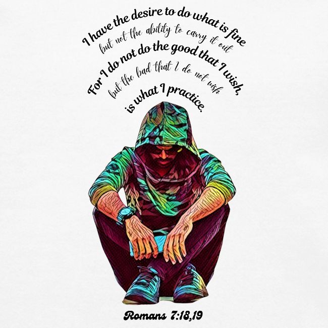 Hooded Man Color Pencil Sketch Drawing Scripture