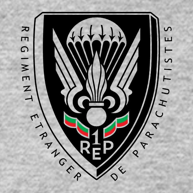 1er REP - Regiment - Badge - Dark