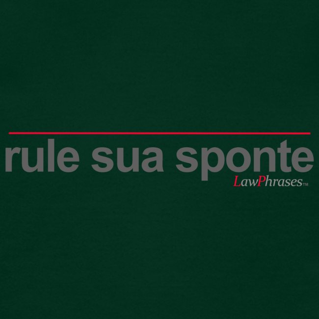 rule sua sponte